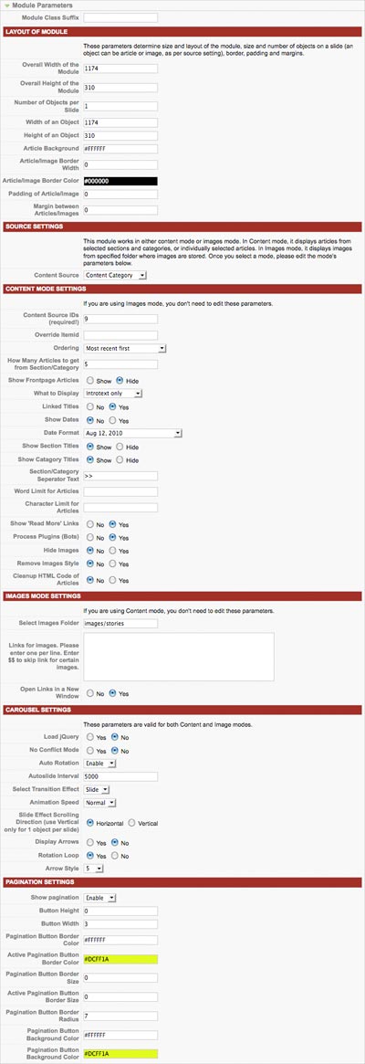 joomla carousel module